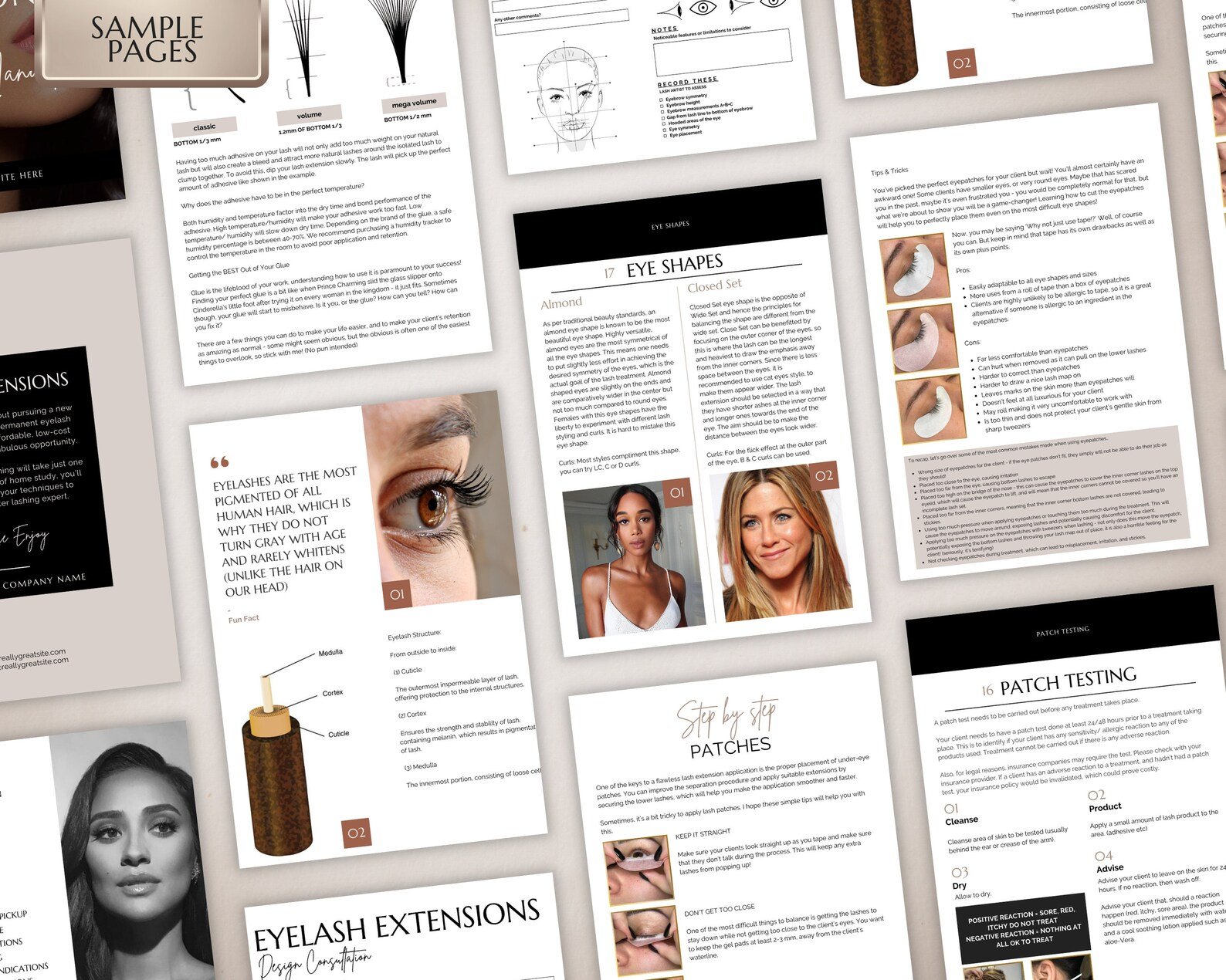 Ultimate Lash Training Manual – Modern Black, White & Beige Theme - Image 2