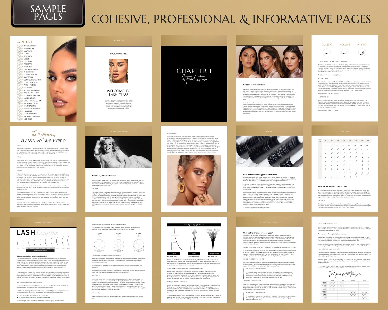 Eyelash Extension Training Manual + Canva Templates - Image 3