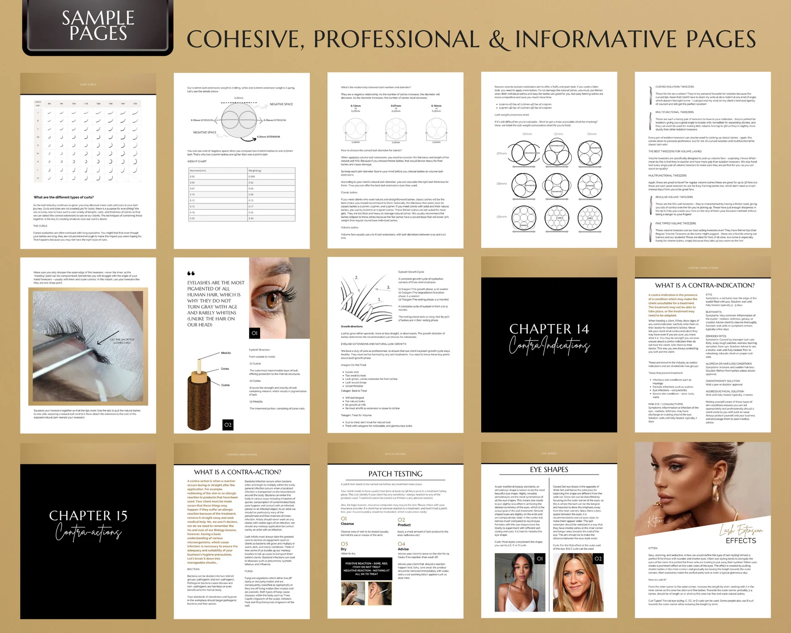 Eyelash Extension Training Manual + Canva Templates - Image 5