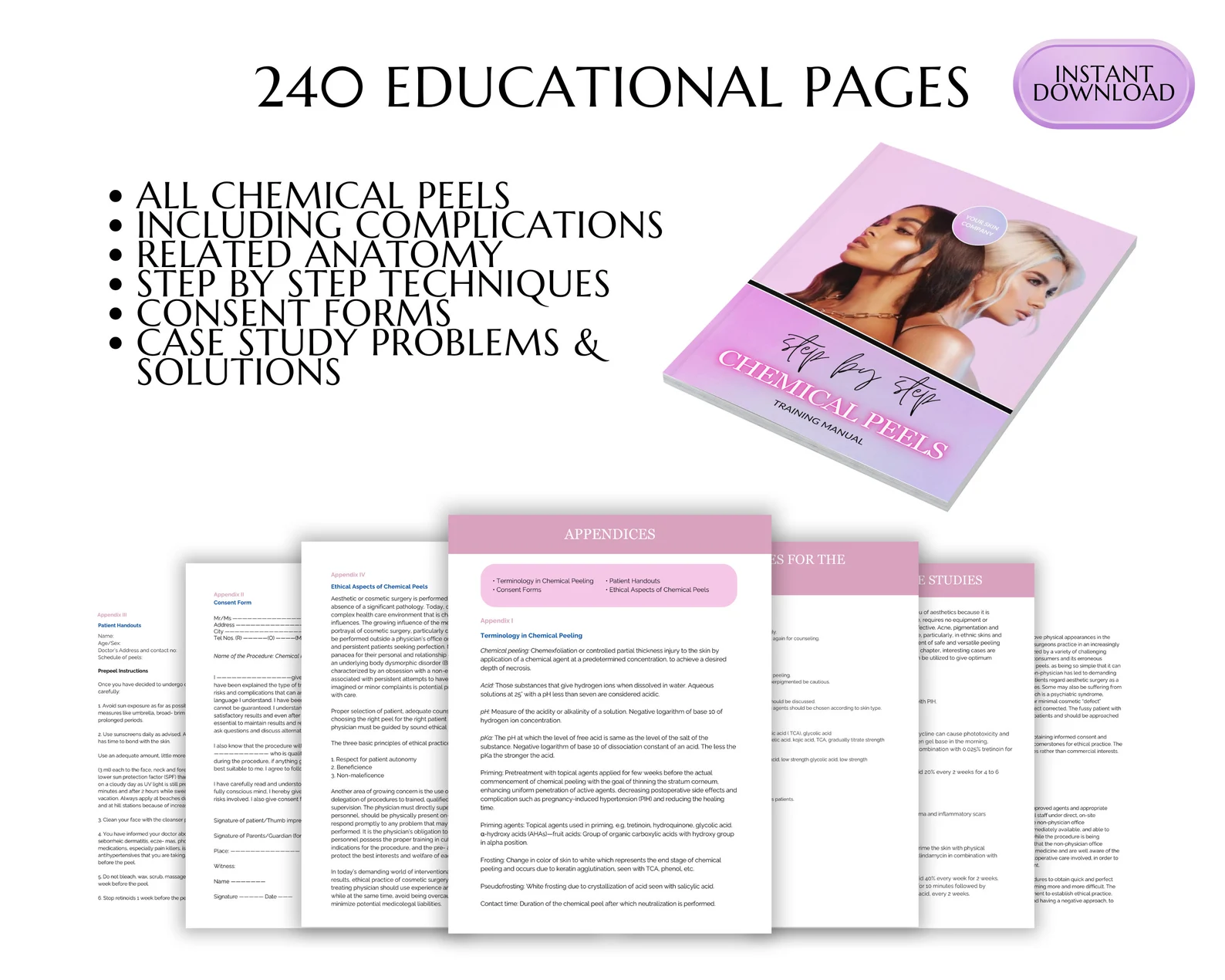 Chemical Peels Training Manual Kit - Image 7