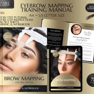PMU Brow Mapping & Design Workbook