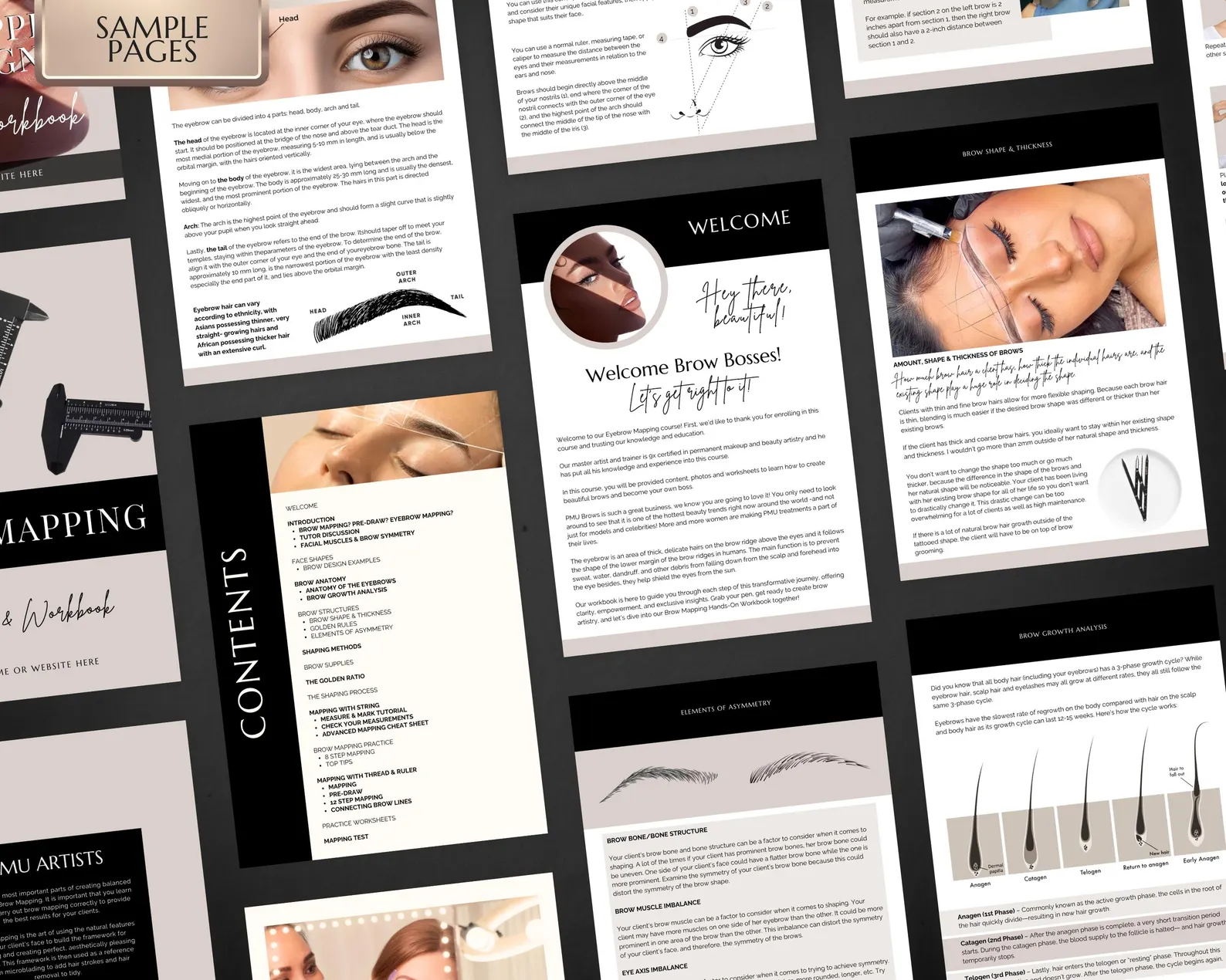 PMU Brow Mapping Techniques & Design Workbook - Image 4
