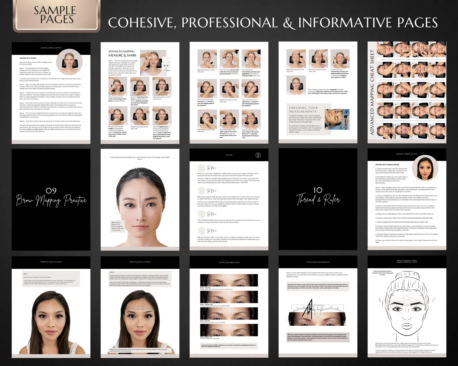 PMU Brow Mapping Techniques & Design Workbook - Image 5