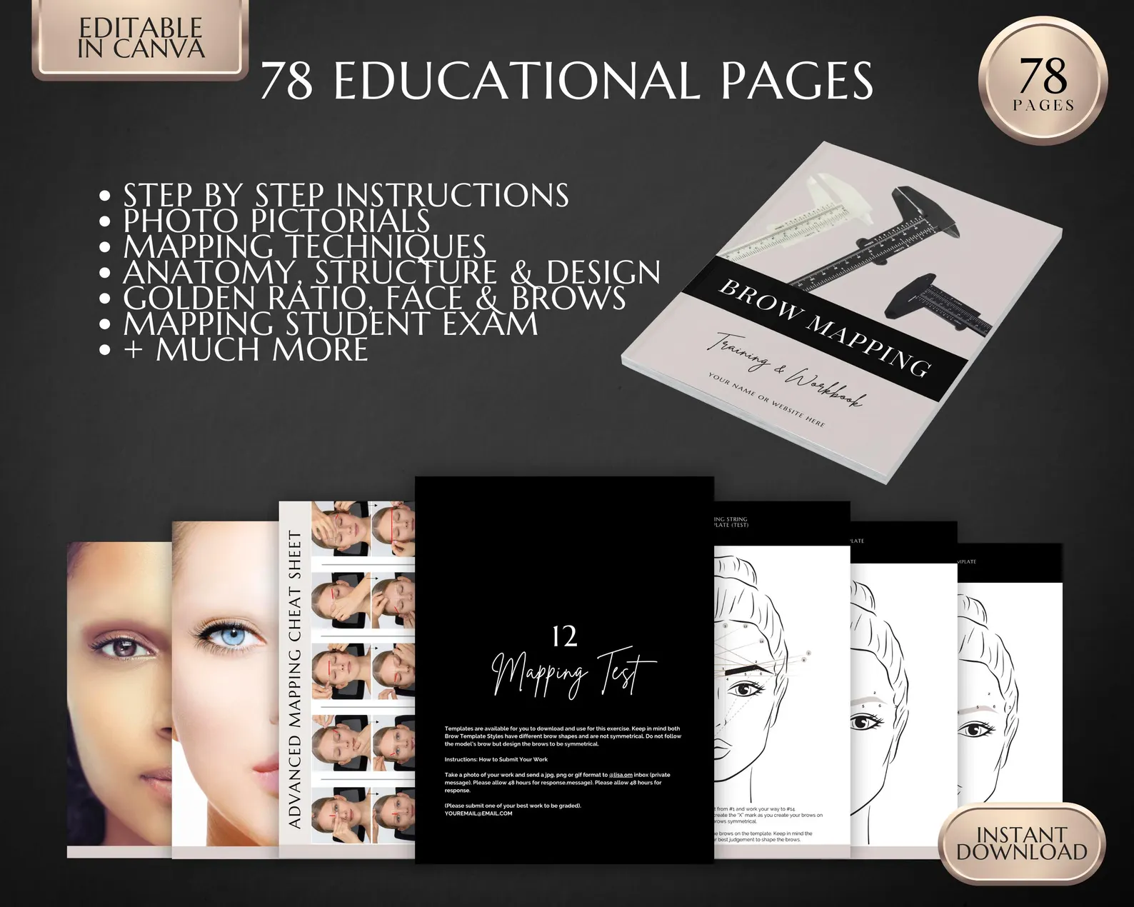 PMU Brow Mapping Techniques & Design Workbook - Image 6
