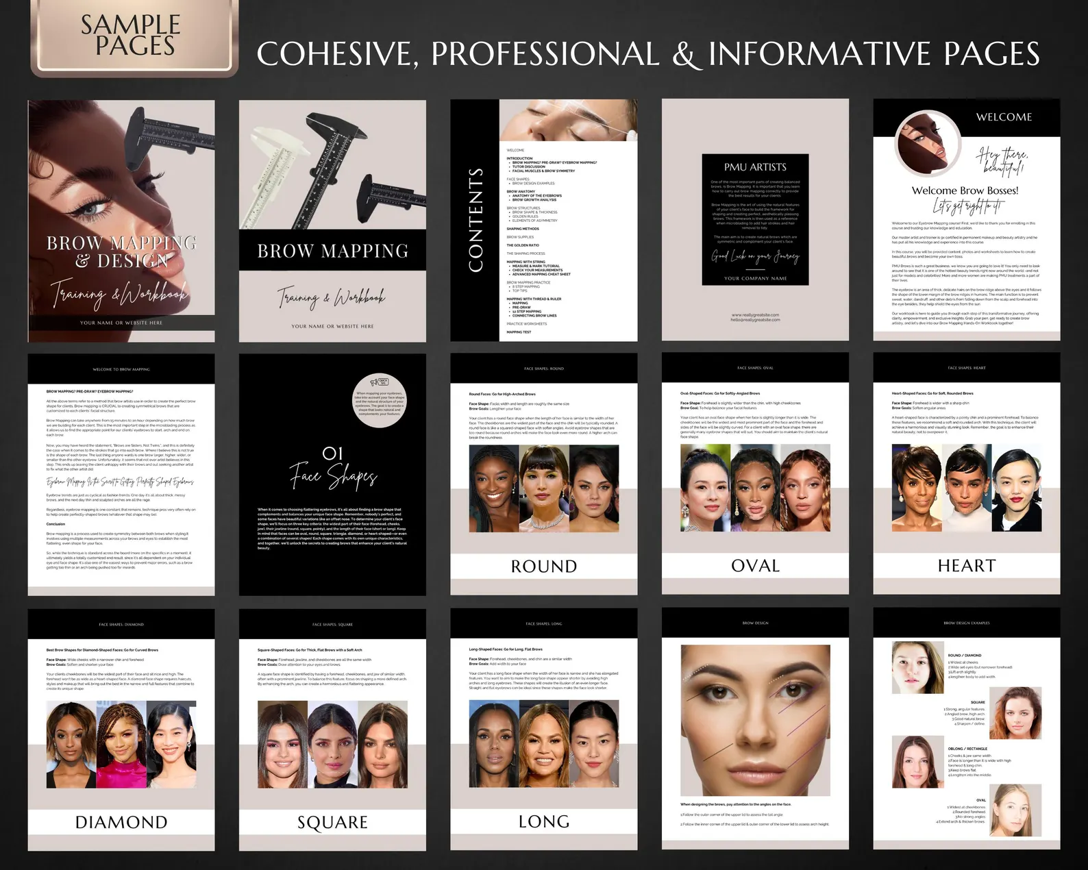 PMU Brow Mapping Techniques & Design Workbook - Image 7